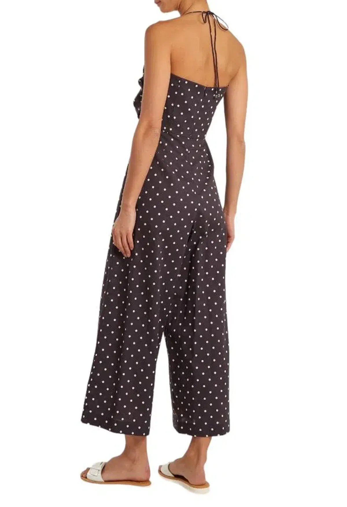 Zimmermann Prima Dot Jumpsuit Blue White Spot Size 2 / AU 12 - Image 2