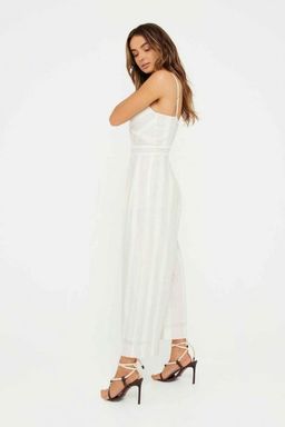 Sheike Resort Jumpsuit White Size 8 for rent on The Volte - image 3