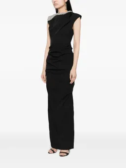 Rachel Gilbert Farley Gown Black Size 2 / AU 10 for rent on The Volte - image 1