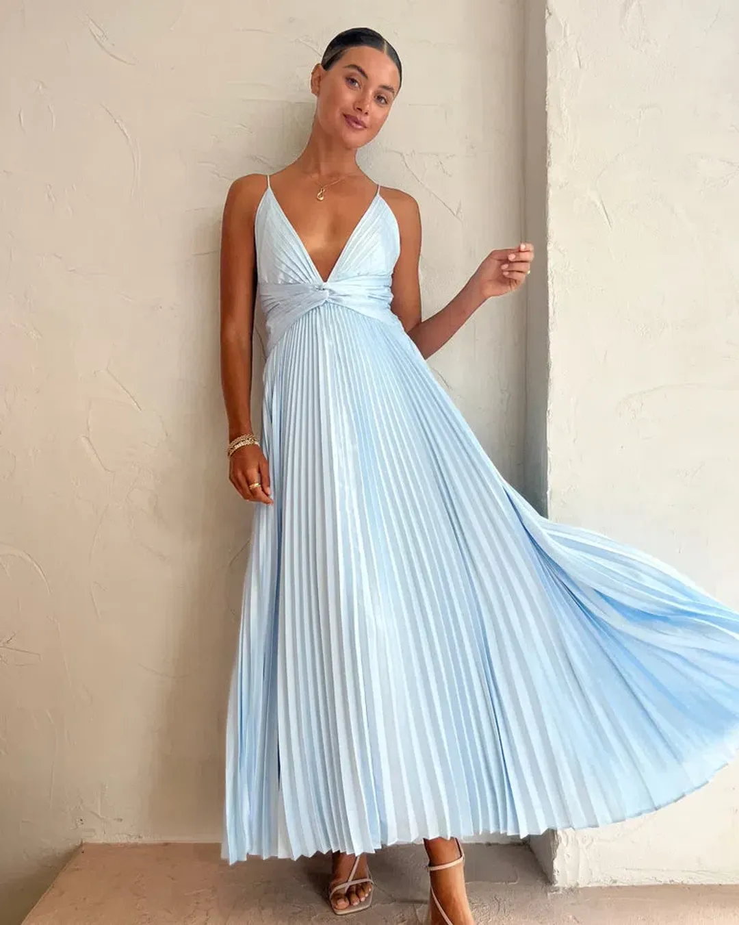 Issy Orla Dress in Blue Size 6 for rent on The Volte - main image