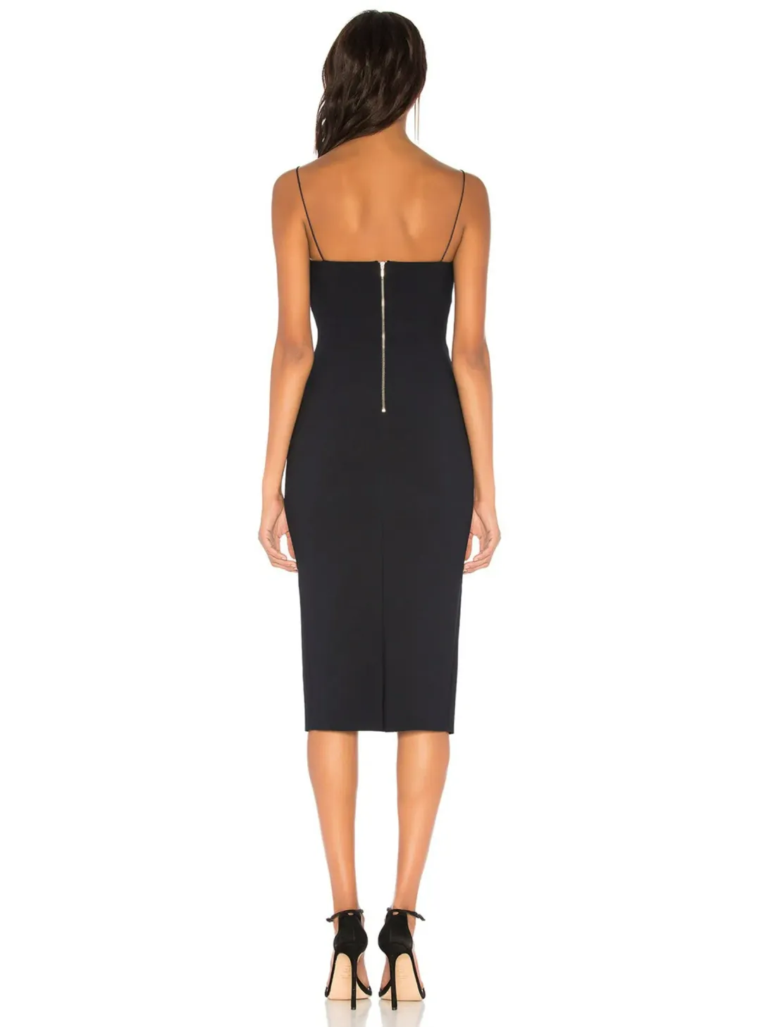 Bec & Bridge Tasha Midi Dress Black Size AU 8 for rent on The Volte - main image