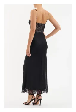 Rebecca Vallance Larisa Midi Dress Black Size 10 for rent on The Volte - image 2