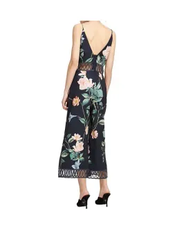 Keepsake Whispers Jumpsuit Navy garden Floral Size M/ AU 10 for rent on The Volte - image 6