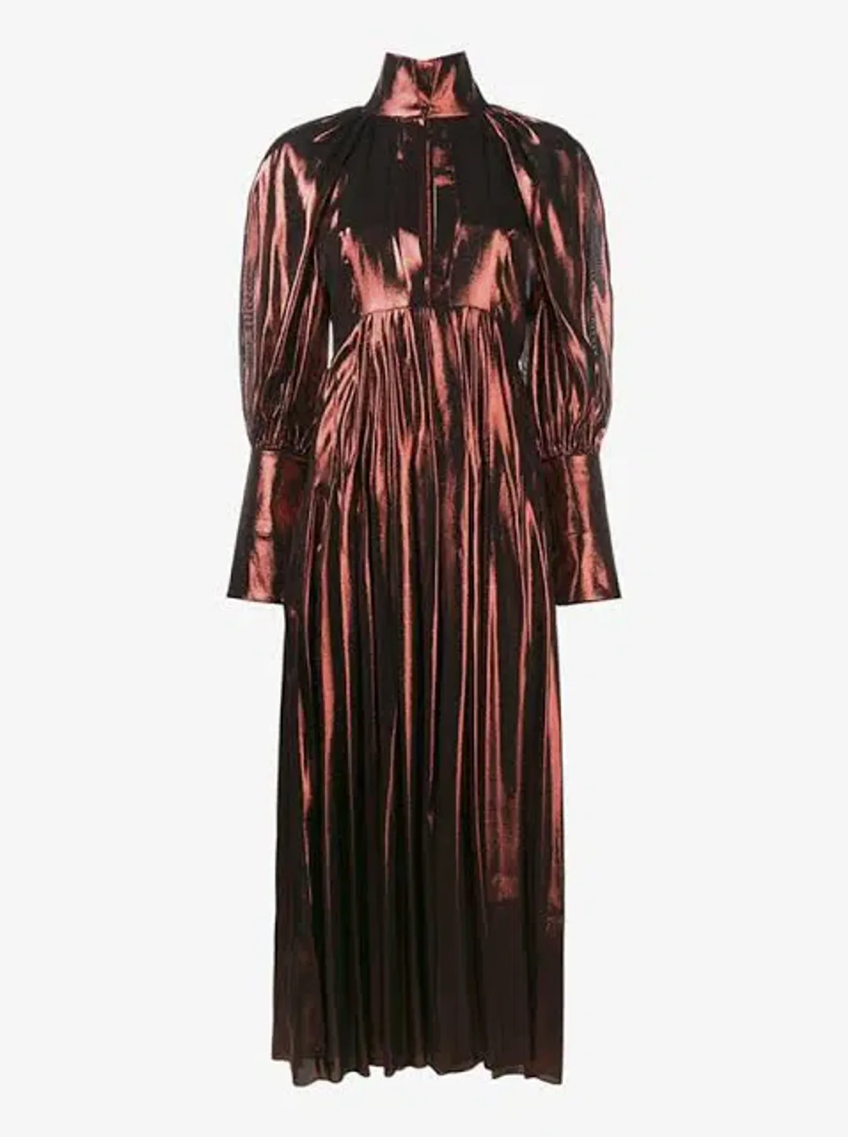 Ellery Red Silk Blend Lamé Dress Red Size 6 - Image 5