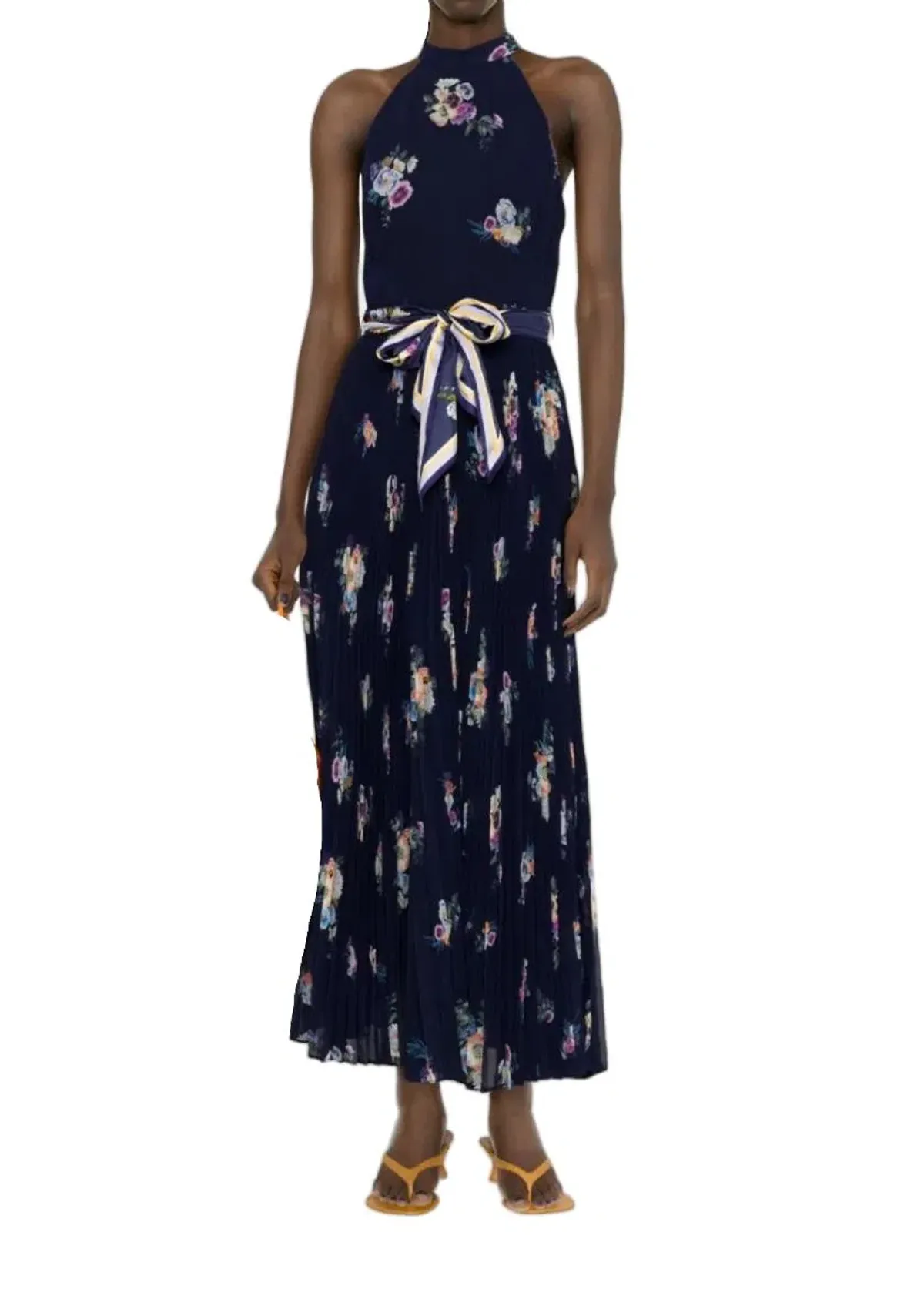 Zimmermann Sunray Picnic Dress Elka Floral Navy Size 4 / AU 16 - Image 2