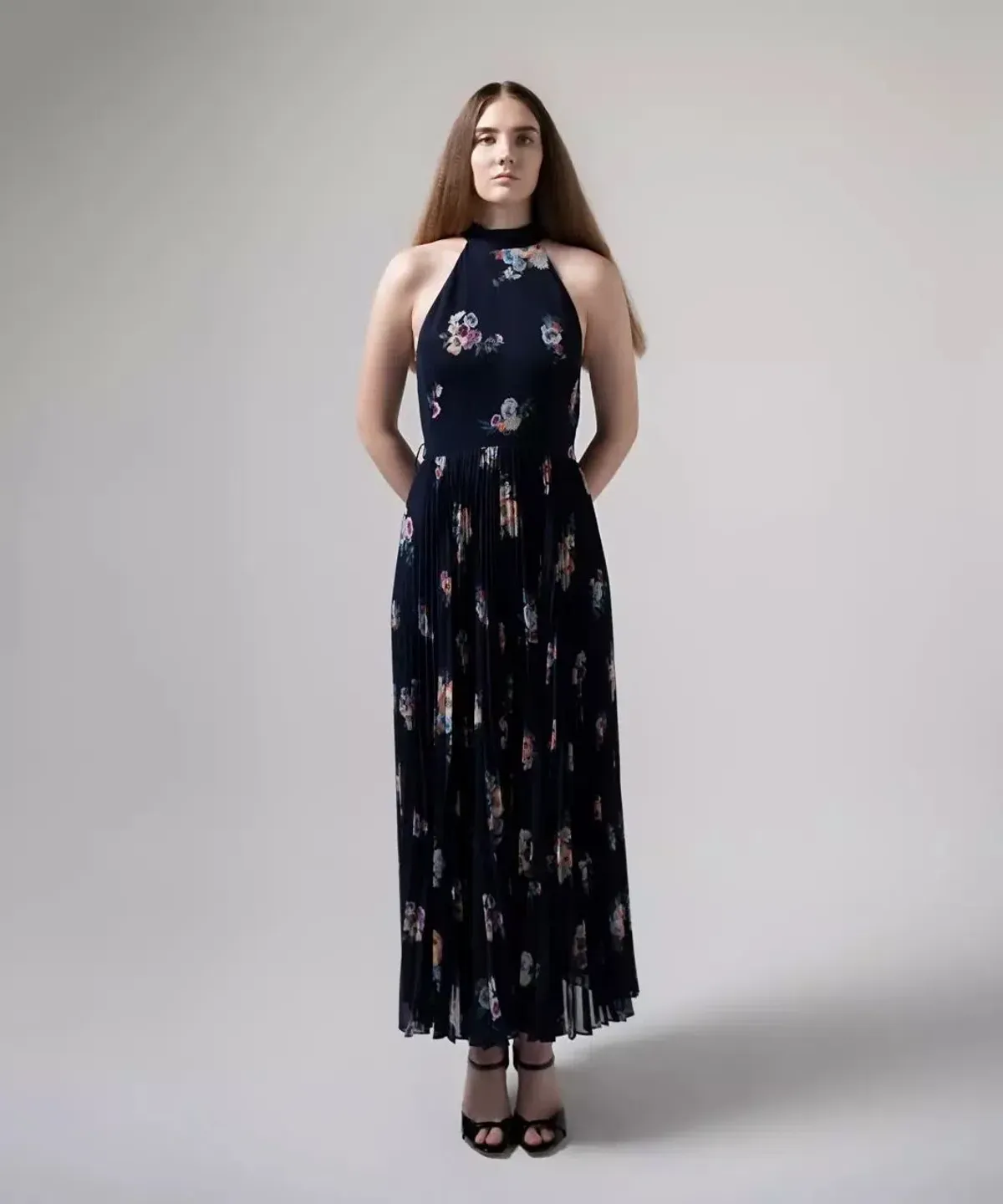 Zimmermann Sunray Picnic Dress Elka Floral Navy Size 4 / AU 16 - Image 1