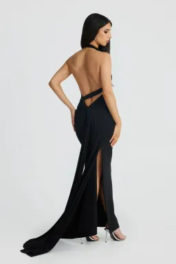 Melani the Label Ivana Multi Way Gown Black Size 8 for rent on The Volte - image 2