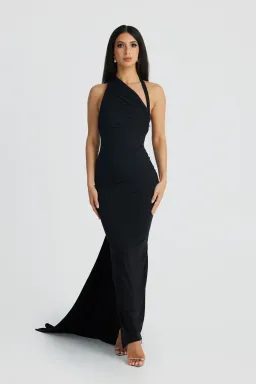 Melani the Label Ivana Multi Way Gown Black Size 8 for rent on The Volte - image 1