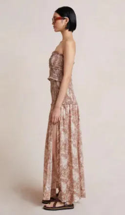 Bec & Bridge Gloria Maxi Dress in Brown Size 10 for rent on The Volte - image 3