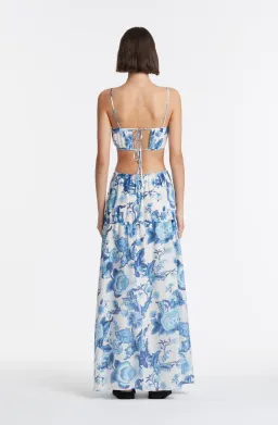 Sir The Label Amaris Gathered Crop & Skirt Set Print Size 8 for rent on The Volte - image 2