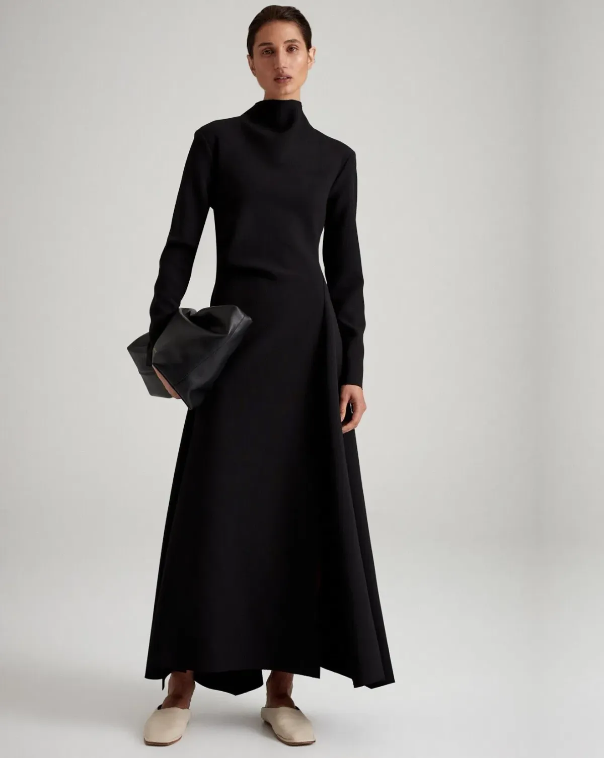 Camilla and Marc Otava Midi Dress Black Size 12 for rent on The Volte - main image
