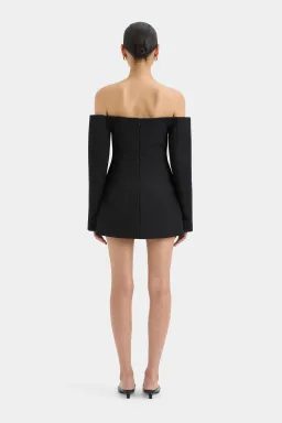 Sir The Label Sandrine Tailored Mini Dress in Black Size 3 / AU 12 for rent on The Volte - image 4