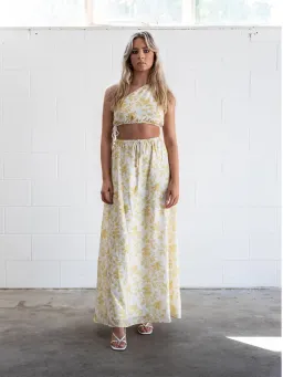 Sir the Label Clementine Set Yellow Floral Size 8 for rent on The Volte - image 1