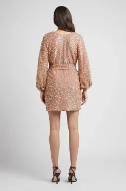 Sheike Xanadu Mini Dress Sequin Size 14 for rent on The Volte - image 3