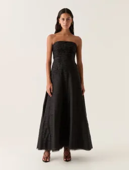 AJE SOUNDSCAPE MAXI DRESS BLACK SIZE 6 for rent on The Volte - image 1