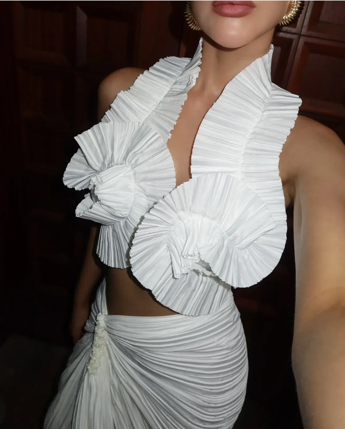 Cult Gaia Adilia Top and Sonoma Skirt Set Off White Size 6 - Image 3