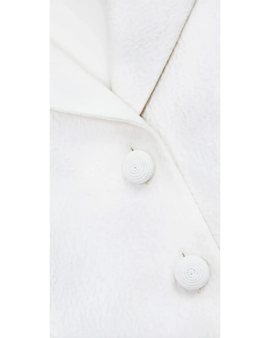 Self Portrait Textured Midi Dress White Size AU 8 for rent on The Volte - main image