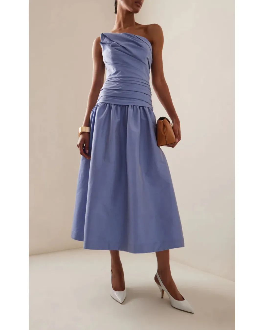 Rachel Gilbert Banks Dress in Cornflower Size AU 8 for rent on The Volte - main image