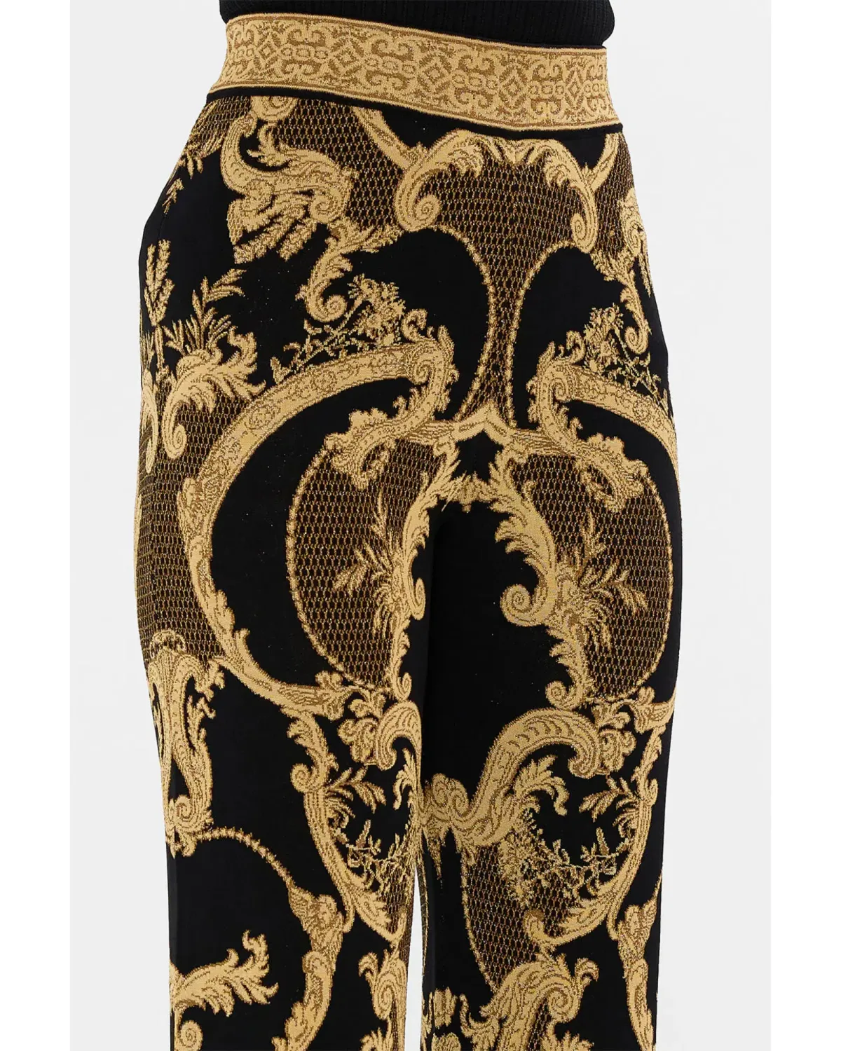 Camilla Flared Jacquard knit pant Magic in the Manuscripts Size AU 10 - Image 5