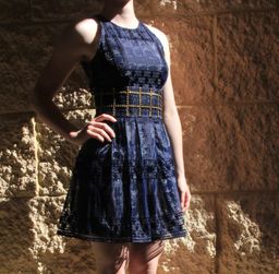 Sass & Bide The Balancing Act Dress Navy for rent on The Volte - image 1