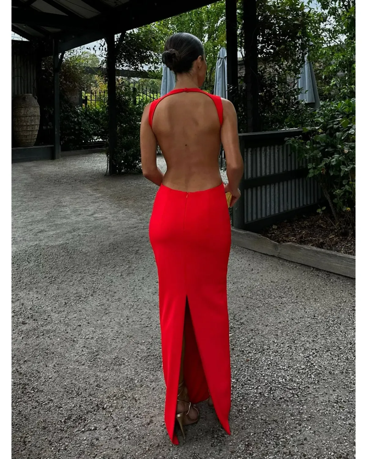 Effie Kats Valencia Gown Red Size Small / AU 8 - Image 3