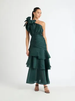 Sheike Casablanca Long Dress Green Size 10 for rent on The Volte - image 1