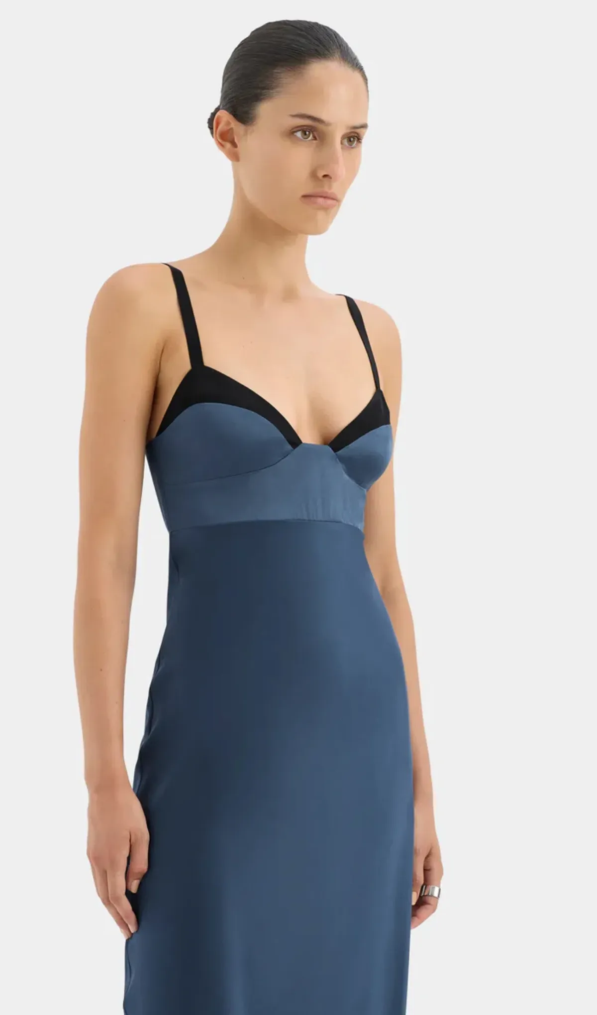 Sir The Label Depeche Balconette Gown Blue Size 3 / AU 12 - Image 4