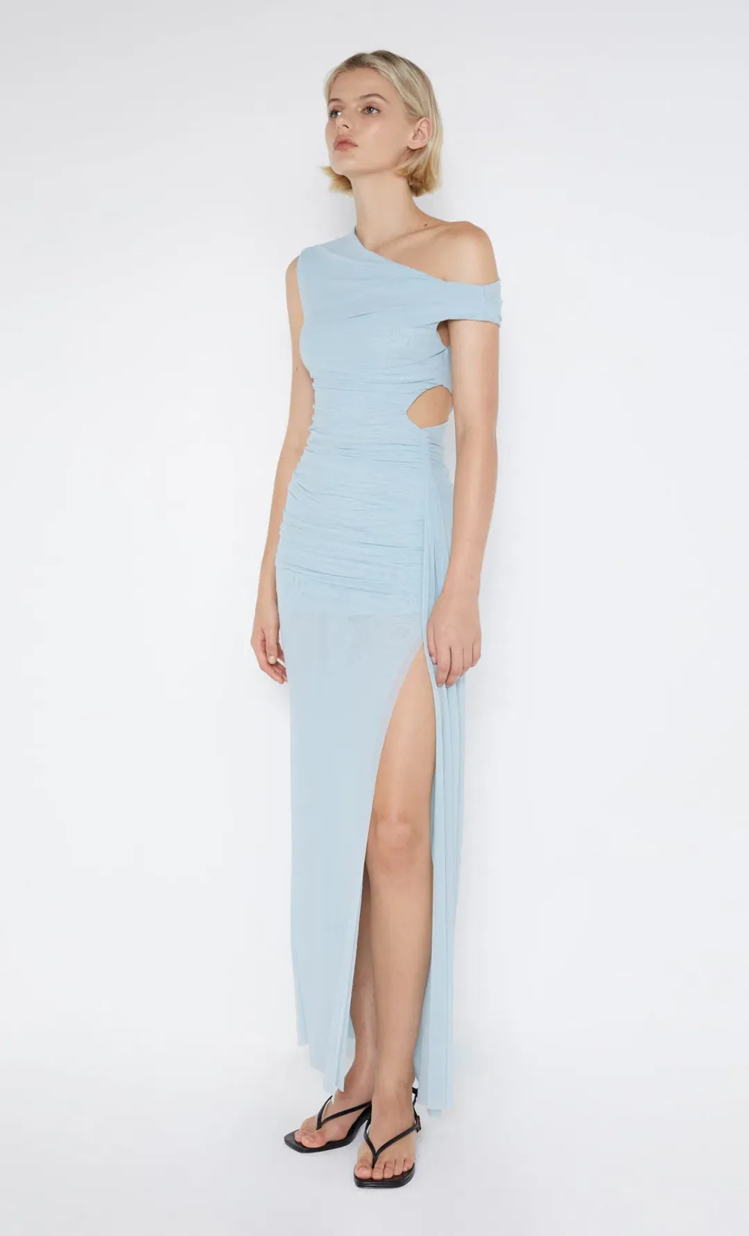 Bec & Bridge Victoria Asym Dress Sky Blue Size 6 for rent on The Volte - main image