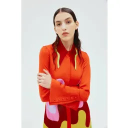 Alemais The Five Shirtdress Red Multi Size 8 for rent on The Volte - image 3