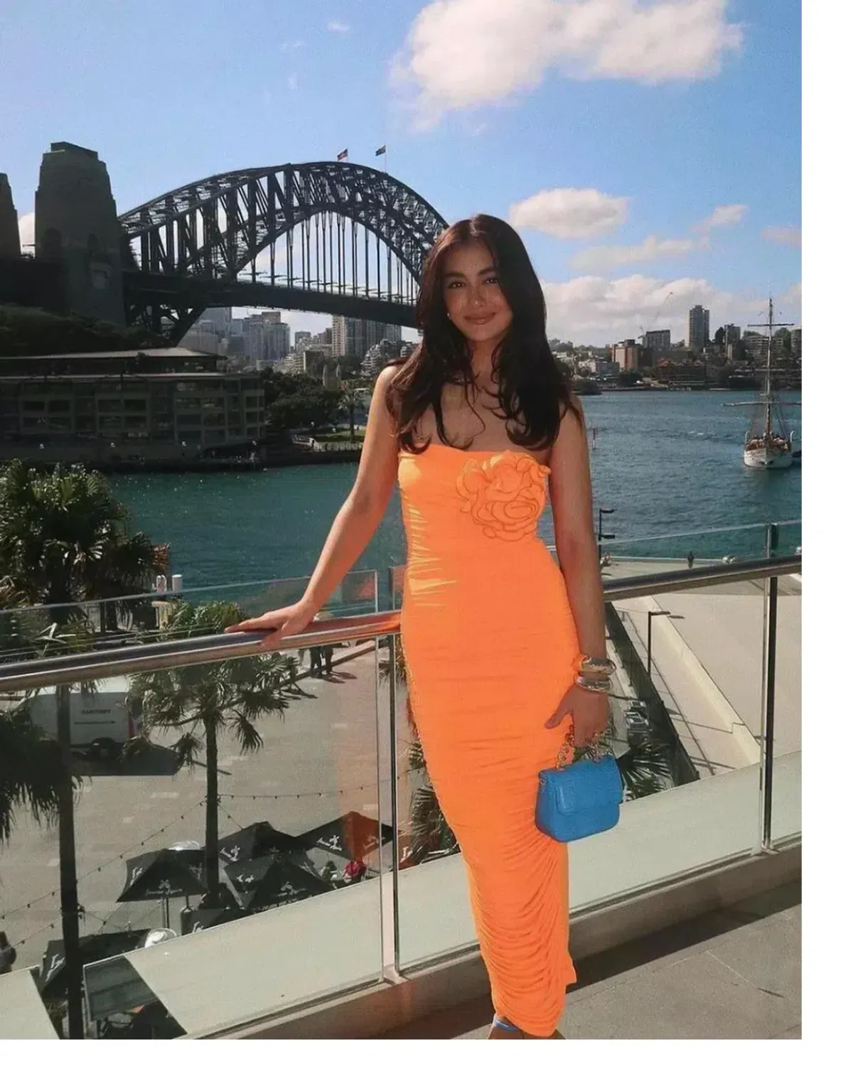 Bianca & Bridgett Tara Dress Orange Size 10 - Image 4