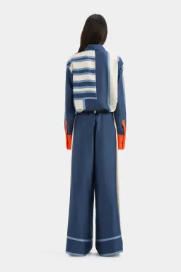 Sir The Label Dazed Shirt Size 0 / AU 6 and Belted Pant Size 2 / AU 10 in Studio Print for rent on The Volte - image 5