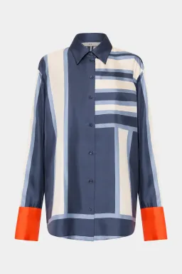 Sir The Label Dazed Shirt Size 0/Au 6 and Relaxed Pant Size 2/Au 10 Set Studio Print for rent on The Volte - image 5