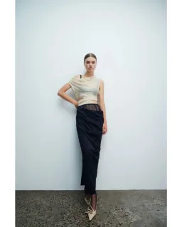 Sir The Label Dunya Bralette and Skirt Set Black Size AU 8 for rent on The Volte - image 5