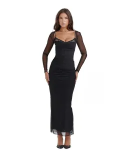 House of CB Katarina Maxi Dress Black Size 10 for rent on The Volte - image 1