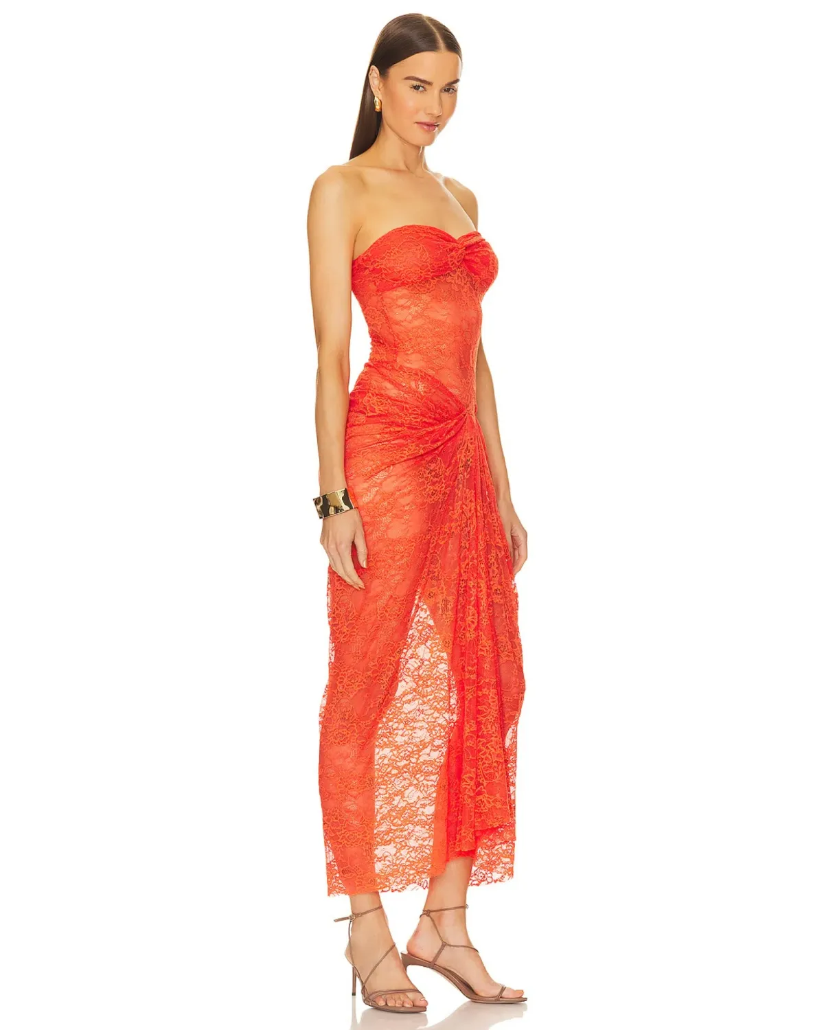 Natalie Rolt Naomi Dress Tangerine Size 1 / AU 8 - Image 2