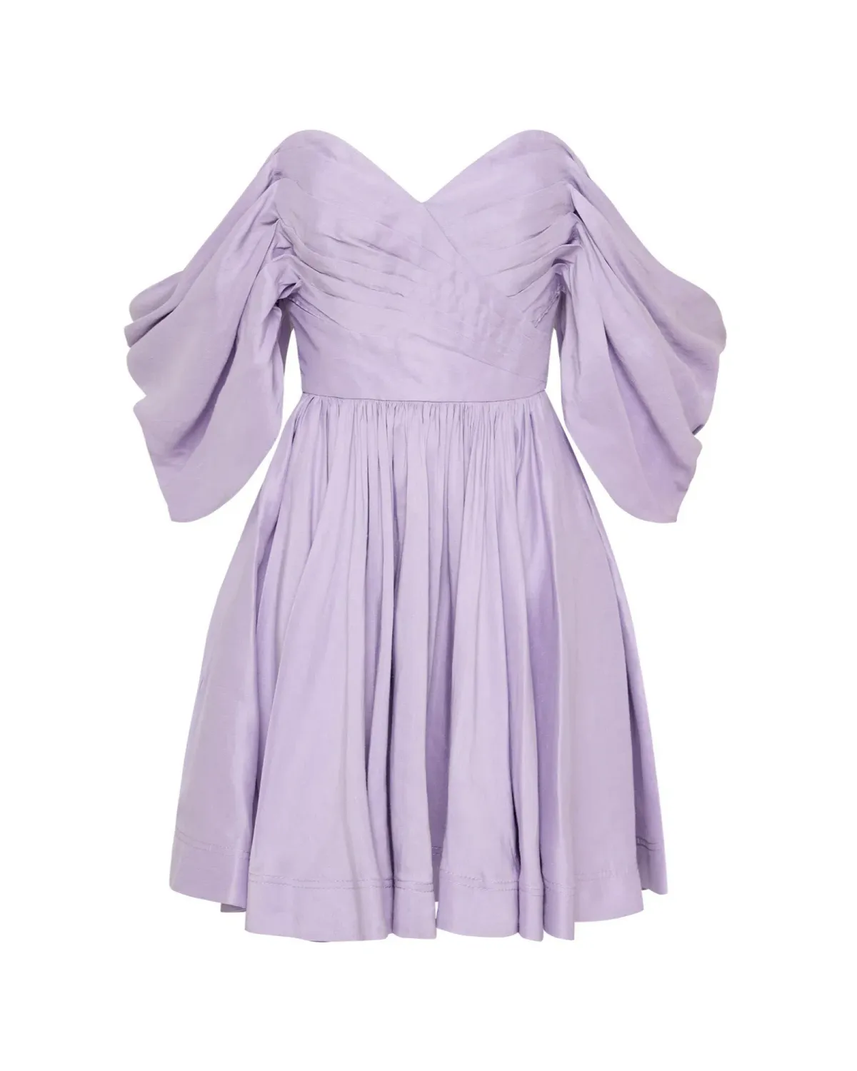 Aje Zorina Sweetheart Mini Dress in Lilac Size AU 8 - Image 5