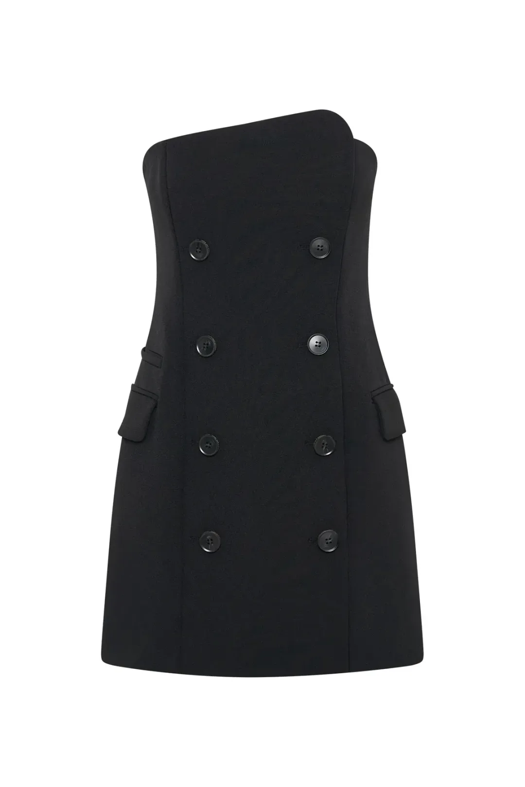 Camilla and Marc Izola Tailored Mini Dress Black Size 14 for rent on The Volte - main image