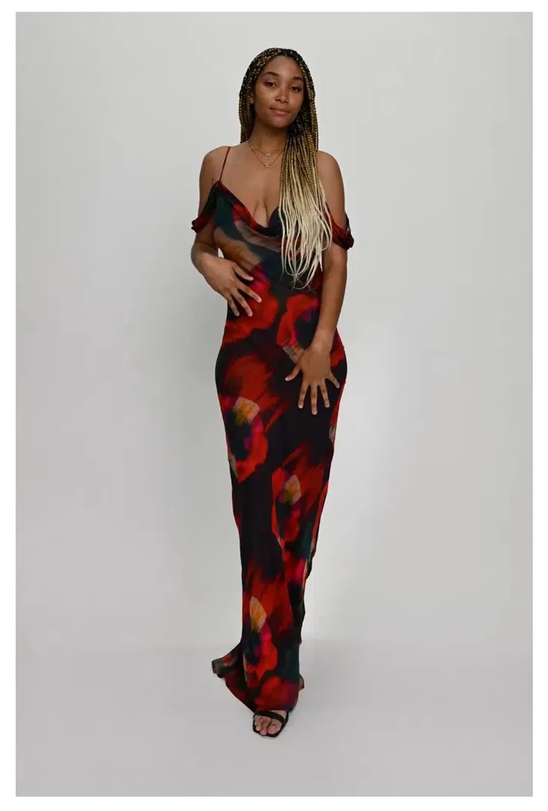 Rat & Boa Adriana Dress Multi Size 6 for rent on The Volte - main image