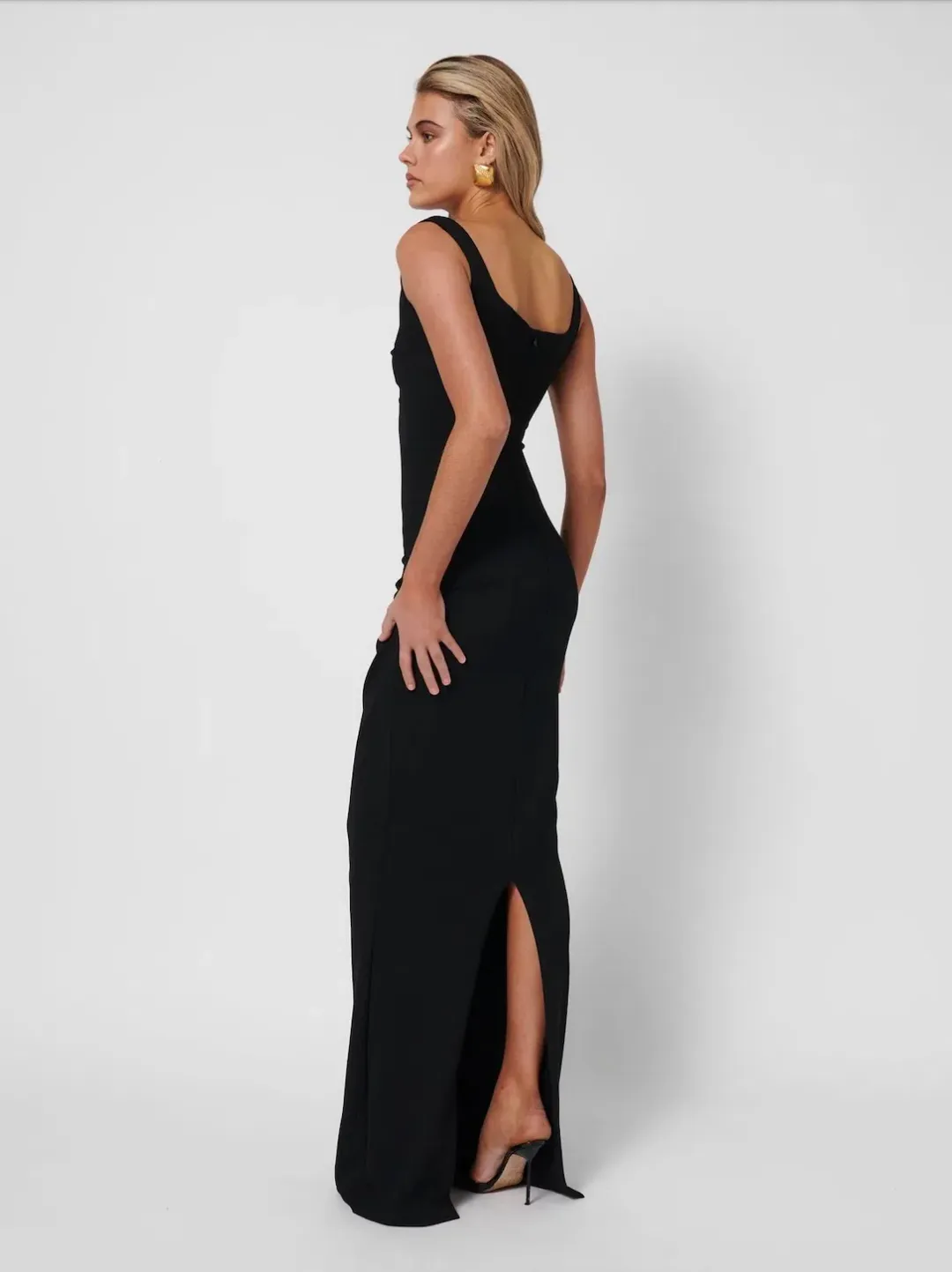 Effie Kats Natalya Gown Black Size Size 10 for rent on The Volte - main image
