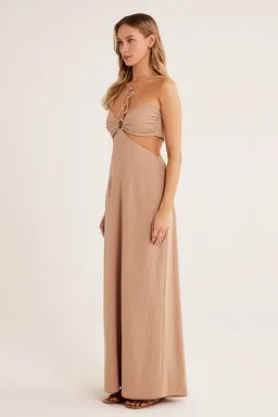 Rumer Playa Maxi Dress Nude Size 8 for rent on The Volte - image 2