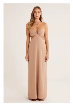 Rumer Playa Maxi Dress Nude Size 8 for rent on The Volte - image 1