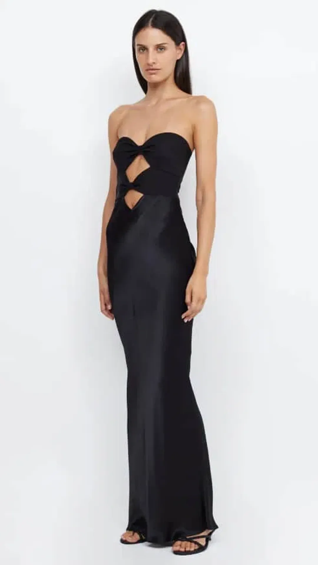 Bec & Bridge Halle Strapless Dress Black Size 8 for rent on The Volte - main image