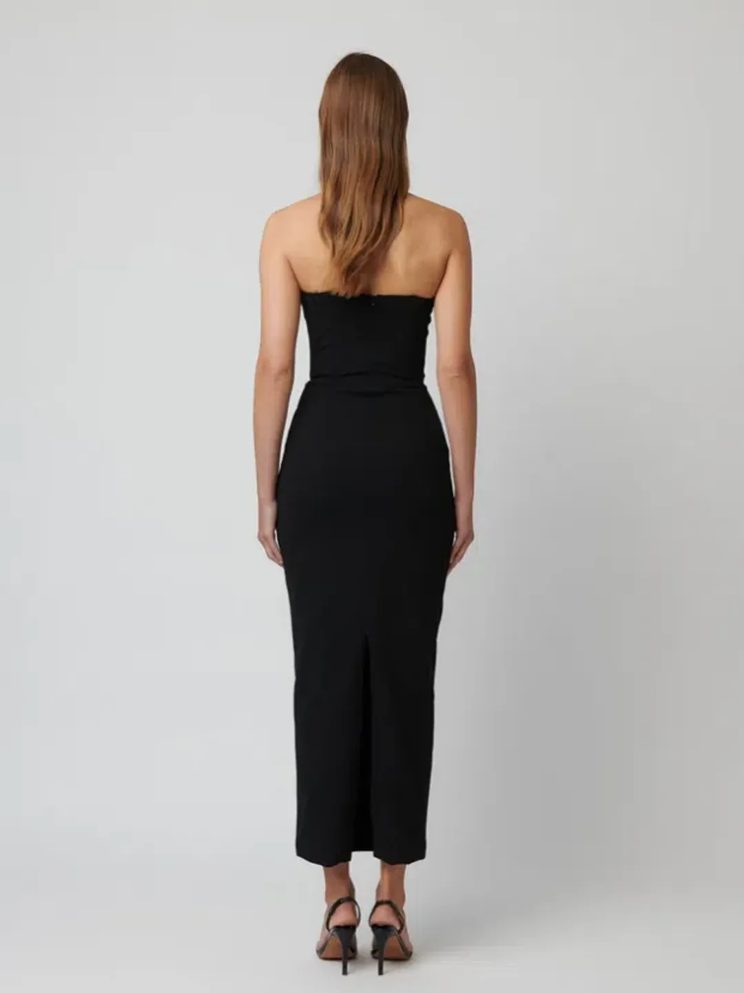 Effie Kats Rozela Dress Black Size AU 10 for rent on The Volte - main image