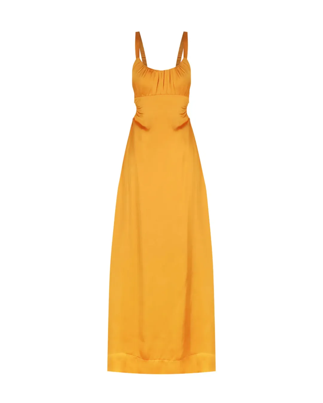 Hansen and Gretel Carlos Maxi Dress in Orange Size Medium / AU 10 for rent on The Volte - main image