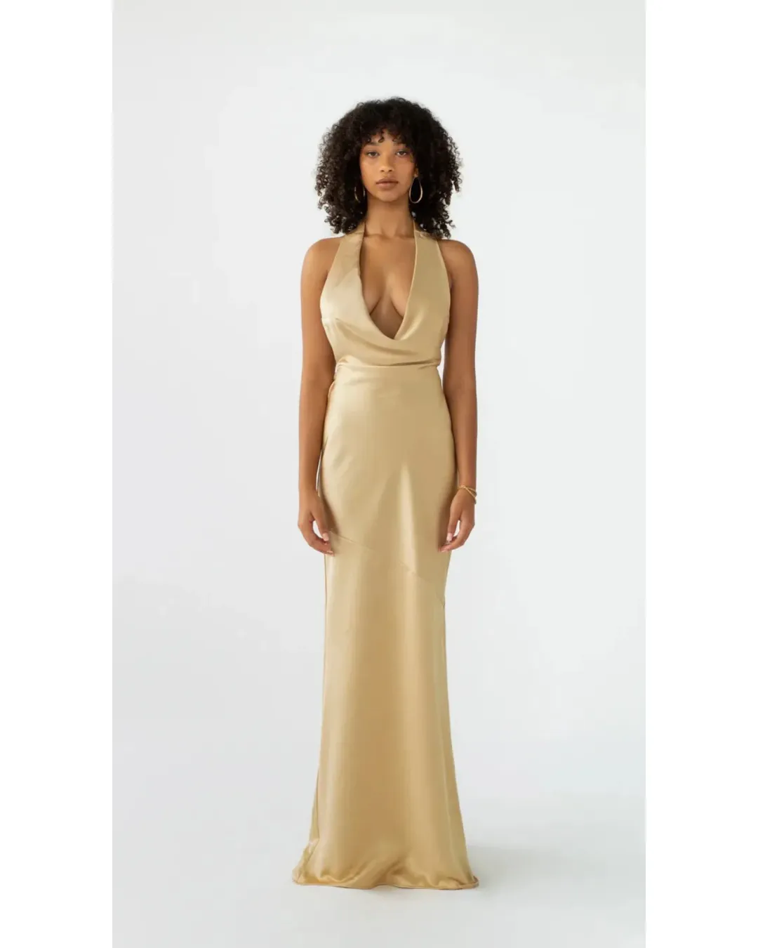 Arcina Ori Daniella Dress in Gold Size S / AU 8 for rent on The Volte - main image