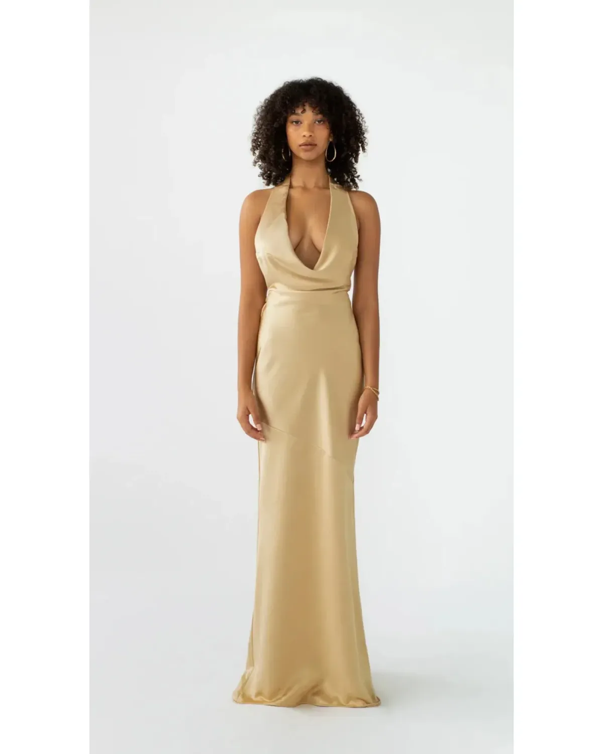 Arcina Ori Daniella Dress in Gold Size S / AU 8 for rent on The Volte - main image