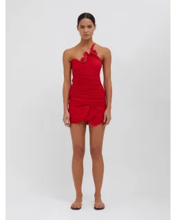 Christopher Esber Venus Looped Cami Dress Cherry Size AU 6 for rent on The Volte - image 1