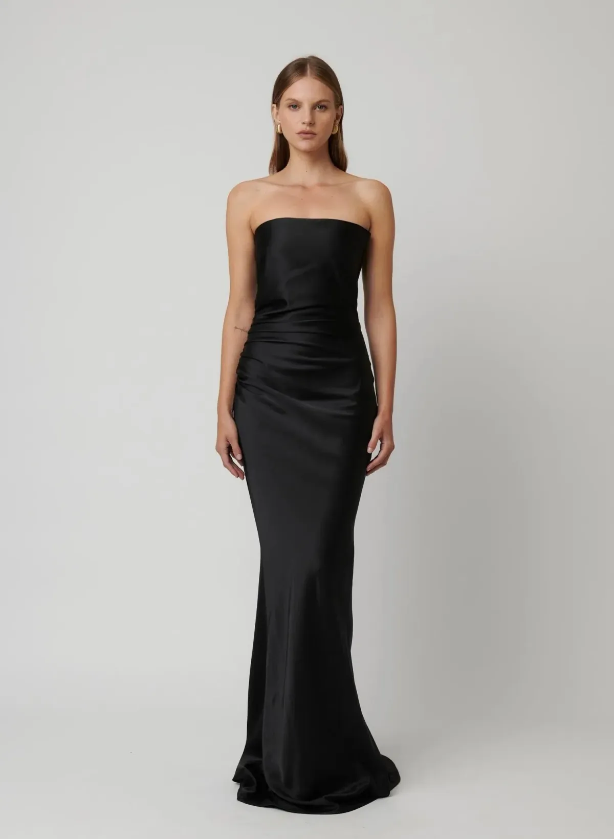 Effie Kats Chlorel Gown in Black Size AU 8 - Image 2