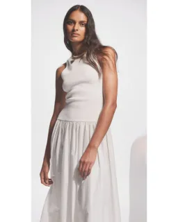 Alemais Pegasus Embroidered Midi Dress in Ivory Size AU 16 for rent on The Volte - image 2