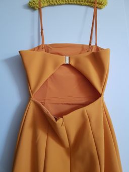 Kookai Honey Dress Orange Size 6 for rent on The Volte - image 3